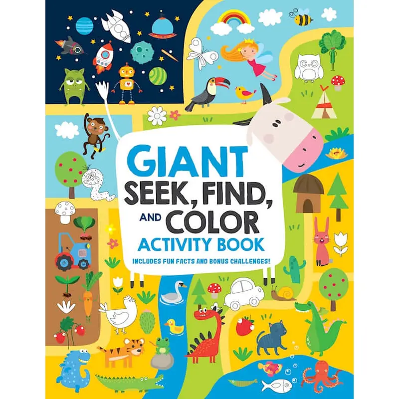 Giant Seek, Find, and Color Activity Book