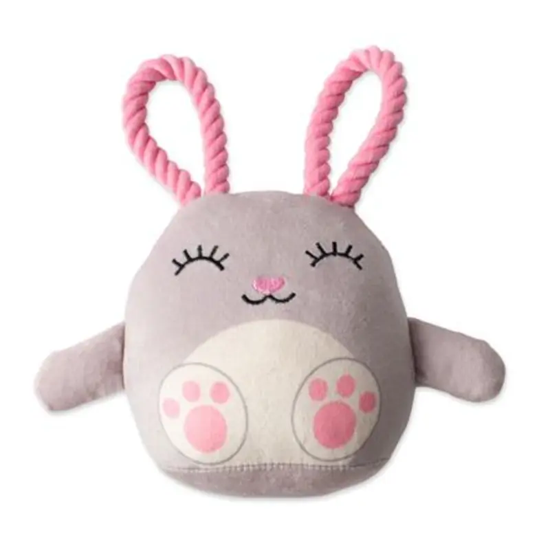 Fringe Ear-Resistible Plush Dog Toy
