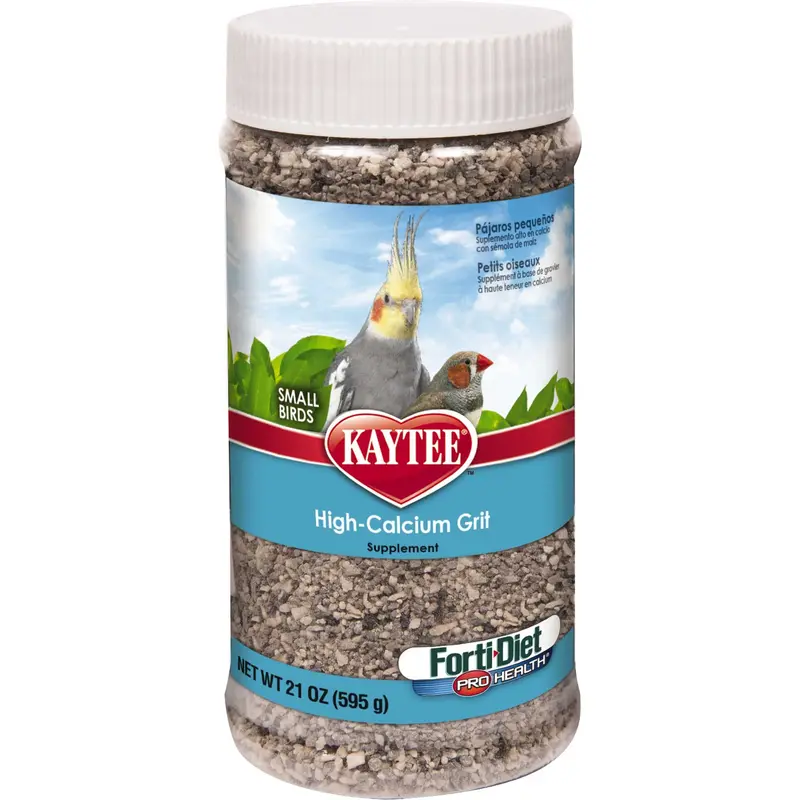 Kaytee Forti-Diet Pro Health Hi-Cal Grit Small Bird Supplement  21oz jar
