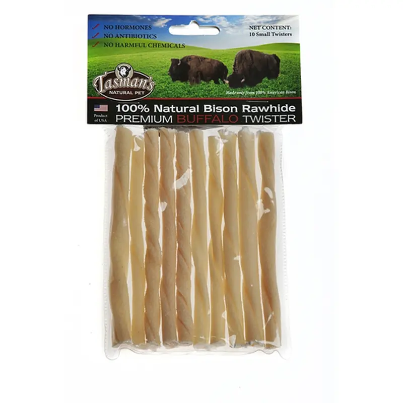 Tasmans Bison 5" Small Twisters 10 Pack