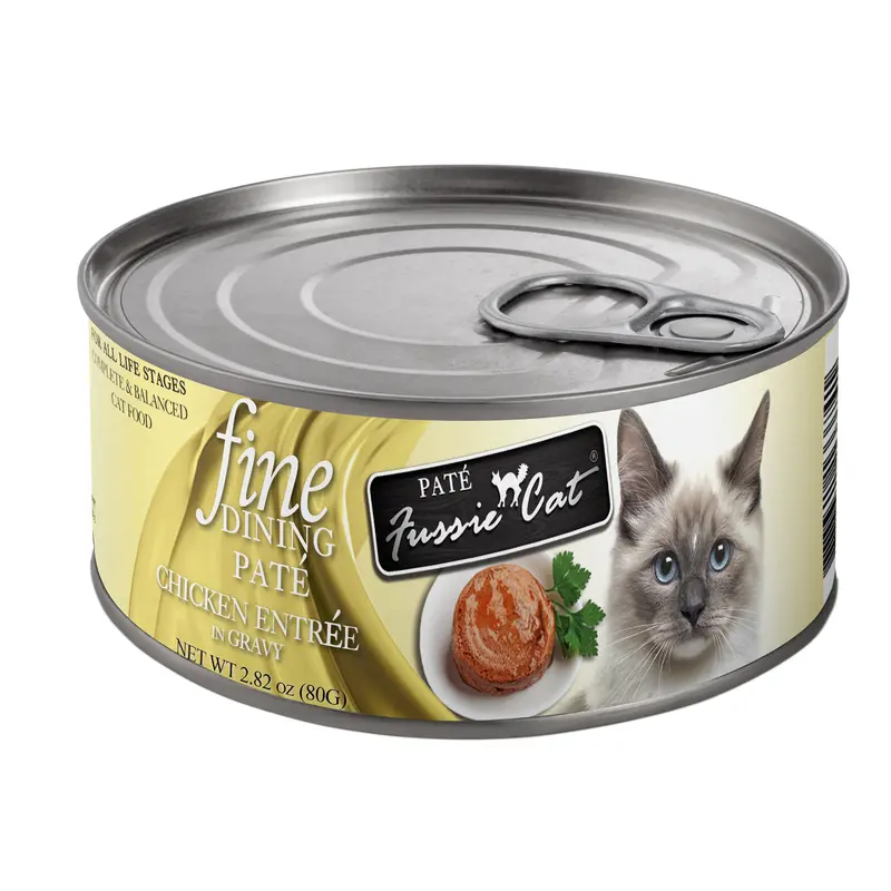 Fussie Cat Fine Dining Pate Chicken Entre 2.82oz