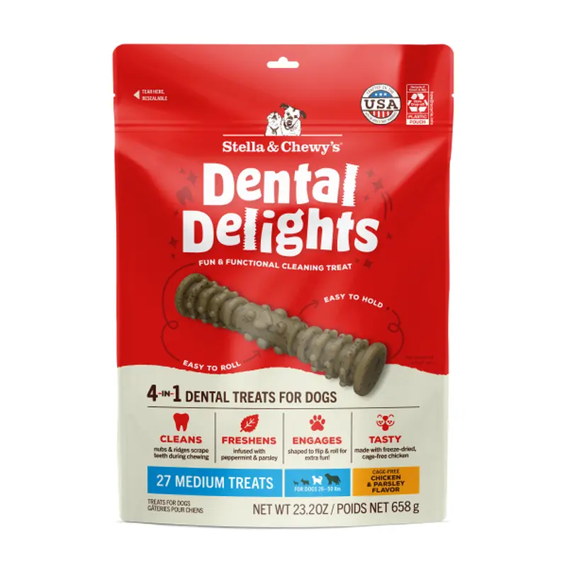 Stella&Chewys Dog Dental Delights Medium 23.2oz
