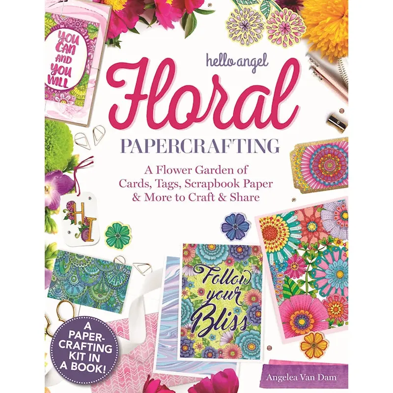 Hello Angel Floral Papercrafting