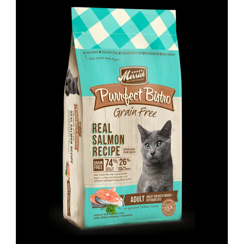 Merrick Salmon Grain Free Dry Cat Food 4lb