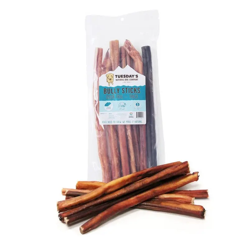 Natural Dog Company 12" Odor Free Thick Bully Sticks 16oz