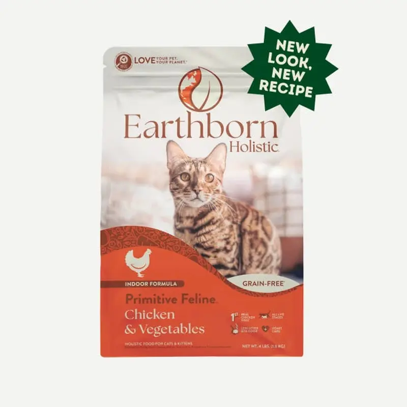 Earthborn Holistic Primitive Feline Grain Free Natural Cat Food