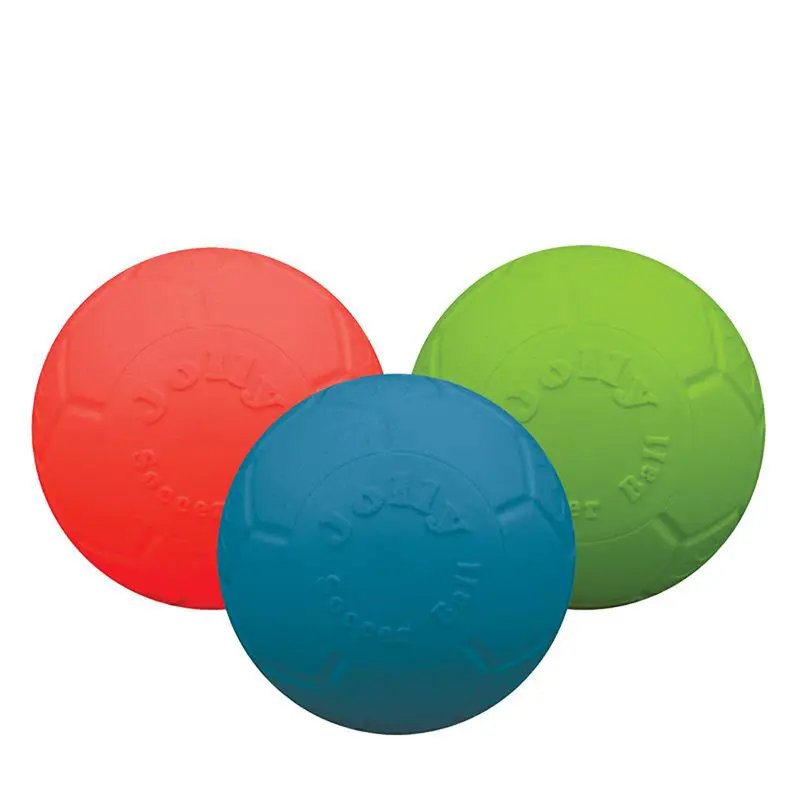 Jolly Pets Soccer Ball 6" Dog Toys Assorted