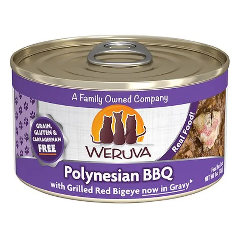 Weruva Cat Grain-Free Polynesian BBQ with Grilled Red Bigeye