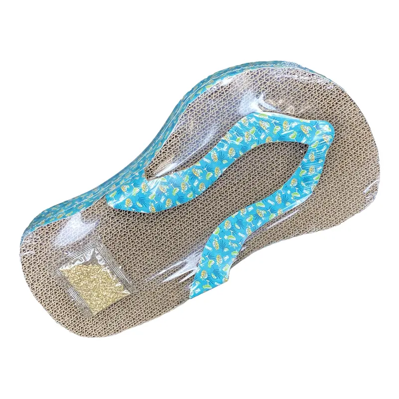 Multipet Cat Toy Margaritaville Flip Flop Cat Scratcher