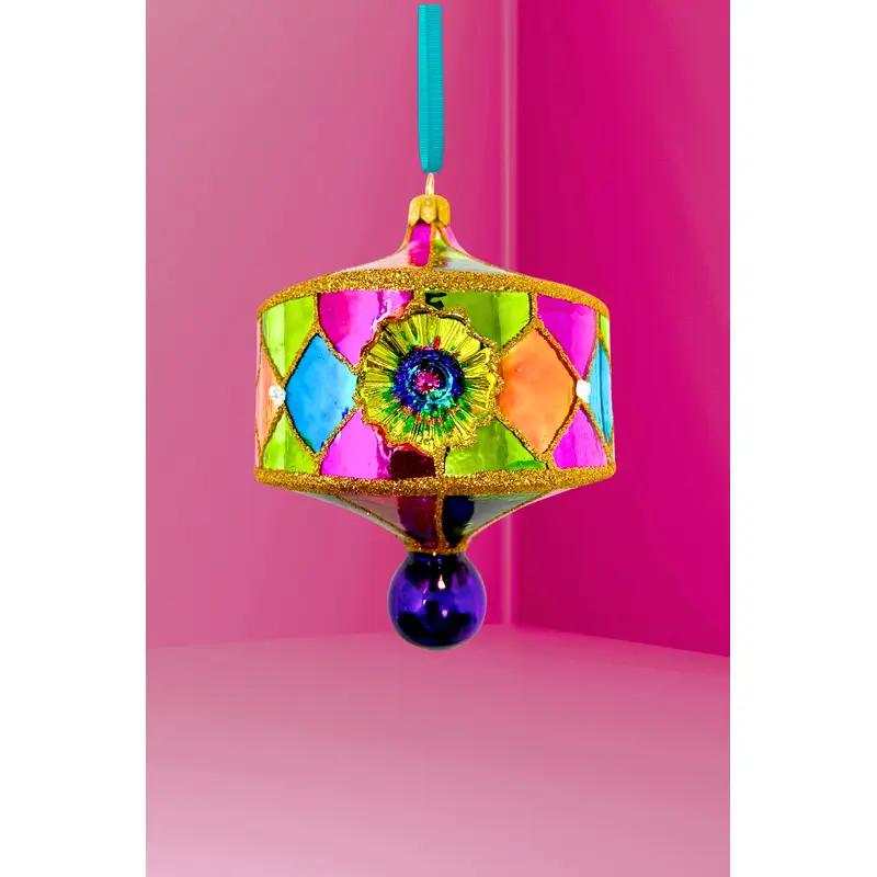 Havana Reflector Polish Glass Ornament