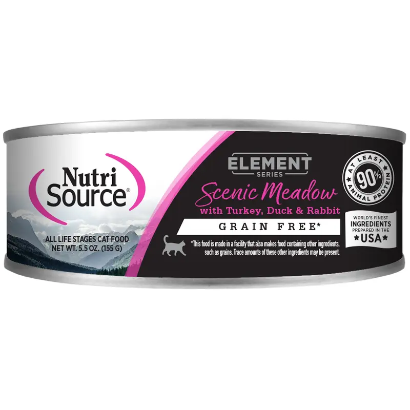 Nutrisource Element Grain Free 5.5oz Cat Food Scenic Meadow