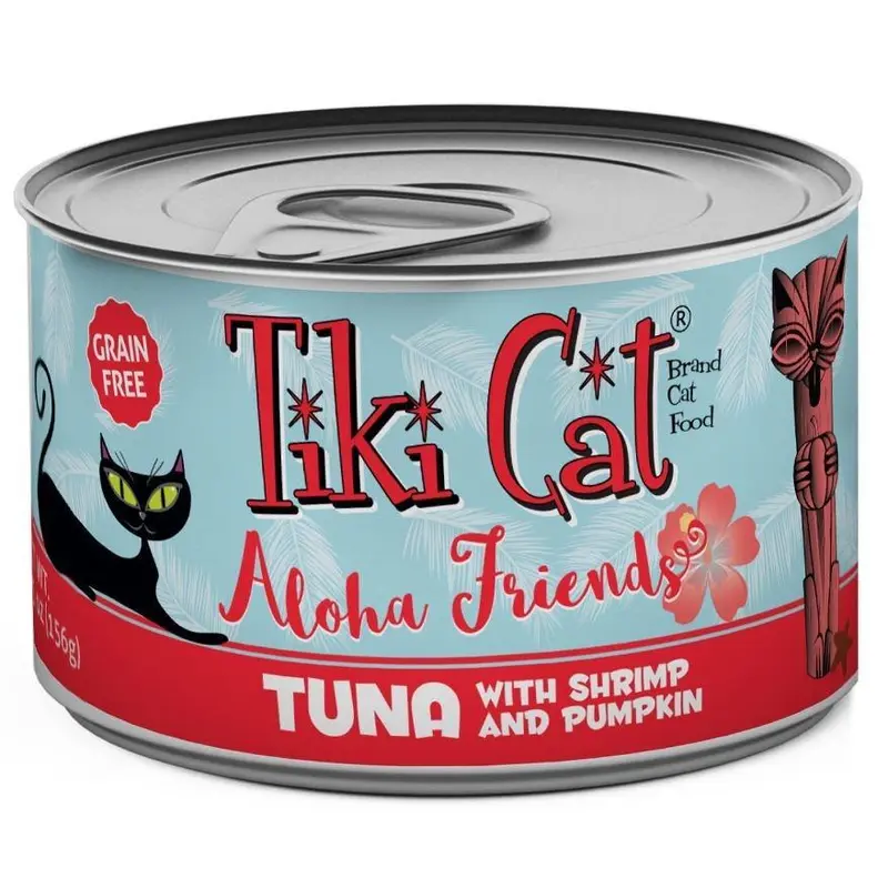 Tiki Cat Aloha Friends Grain Free Tuna with Shrimp and Pumpkin Canned Cat Food