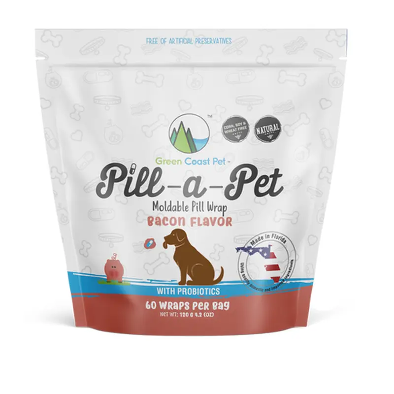 Green Coast Pet Pill A Pet Bacon Wraps
