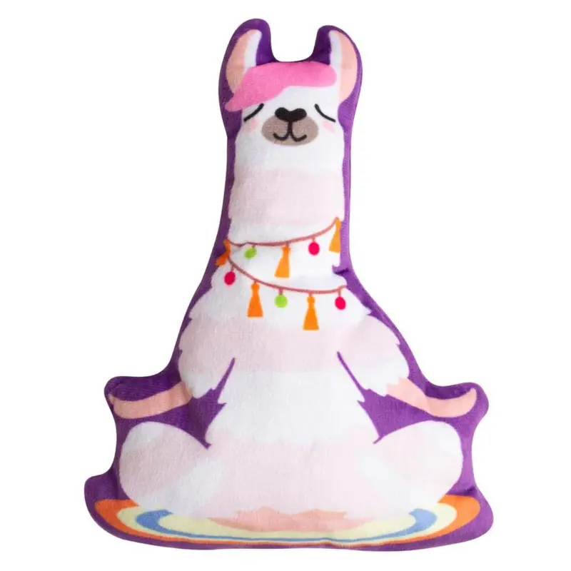 Snugarooz Kitty Llamaste Dog Toy