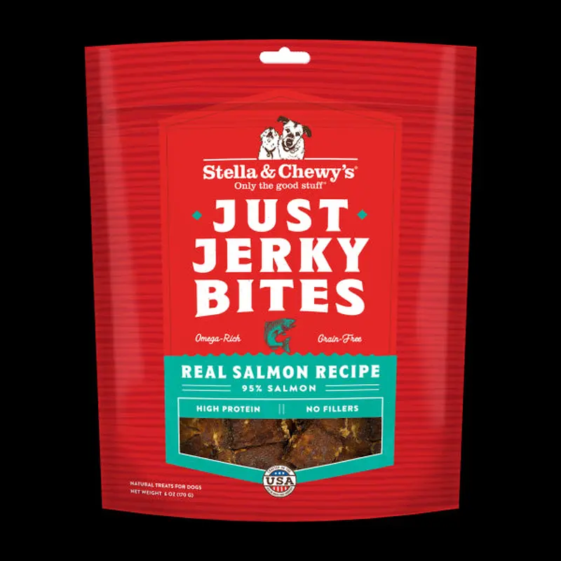 Stella & Chewy's 6 oz Stella & Chewys Dog Just Jerky Bites Salmon Treats
