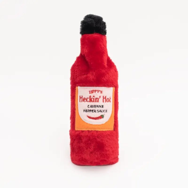Zippy Paws Hot Sauce Crusherz Crunch & Squeak Dog Toy - Heckin Hot