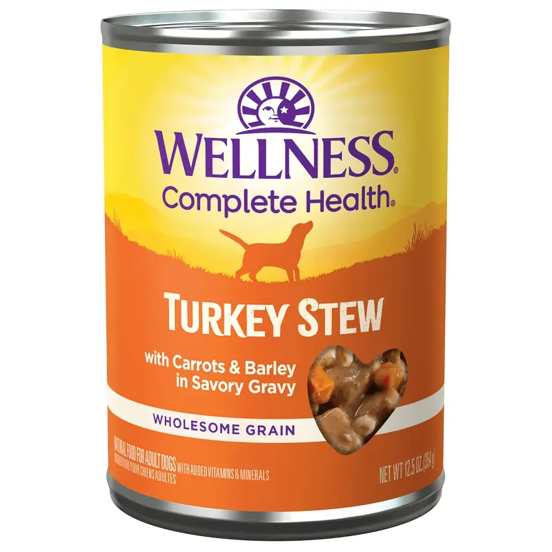 Wellness Adult Turkey Stew Wet Dog Food (12.5oz)